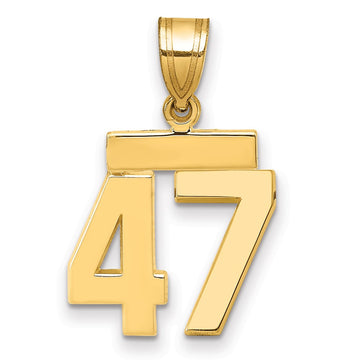 Polished Number Charms — 47