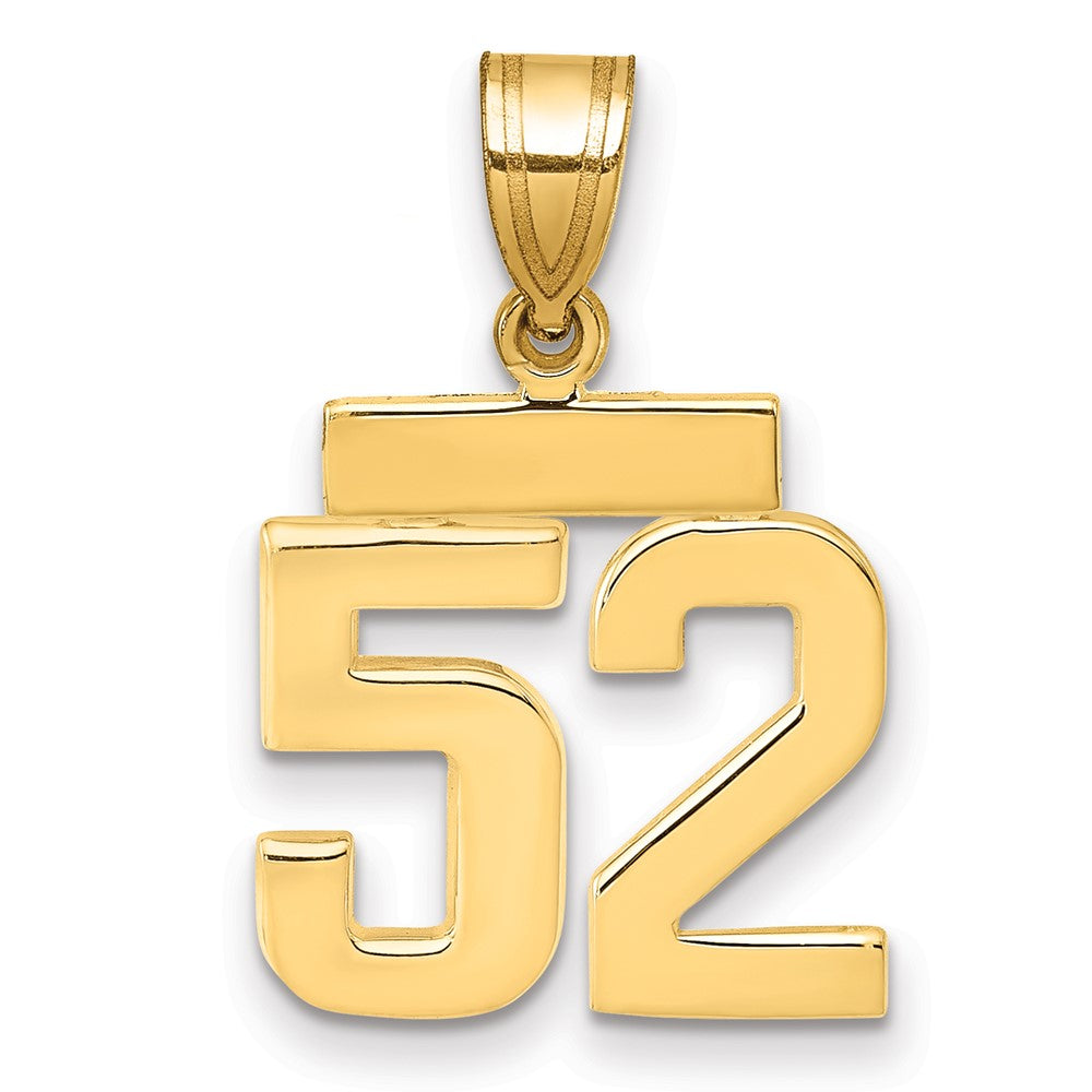 Polished Number Charms — 52