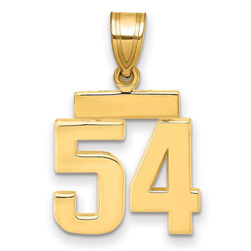 Polished Number Charms — 54
