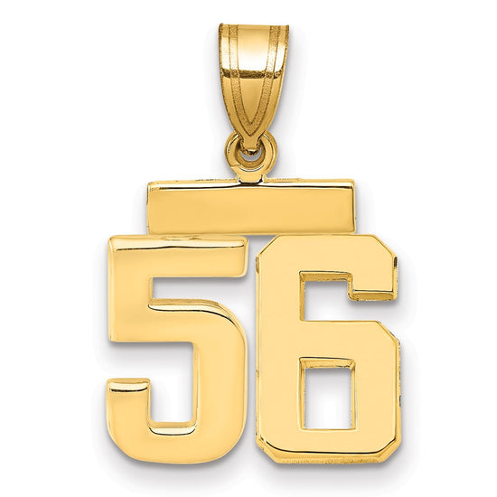 Polished Number Charms — 56