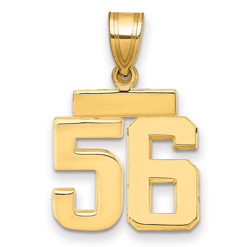 Polished Number Charms — 56