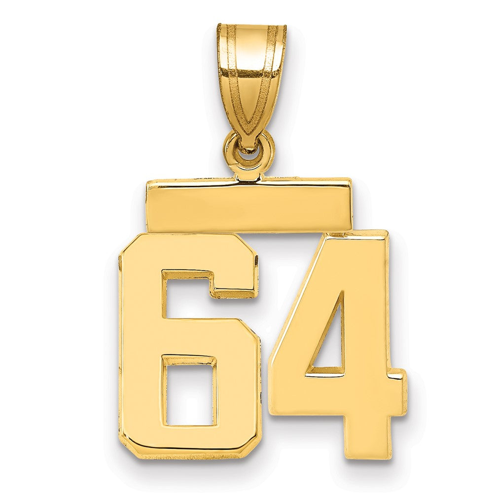 Polished Number Charms — 64