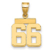 Polished Number Charms — 66