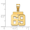 Polished Number Charms — 69