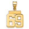 Polished Number Charms — 69