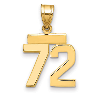 Polished Number Charms — 72