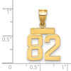 Polished Number Charms — 82