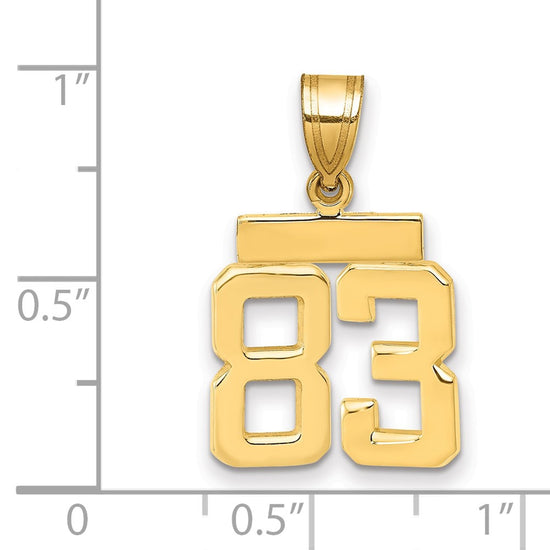 Polished Number Charms — 83