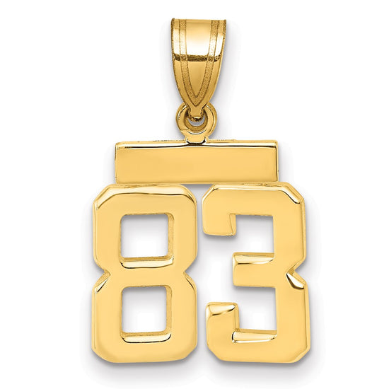 Polished Number Charms — 83