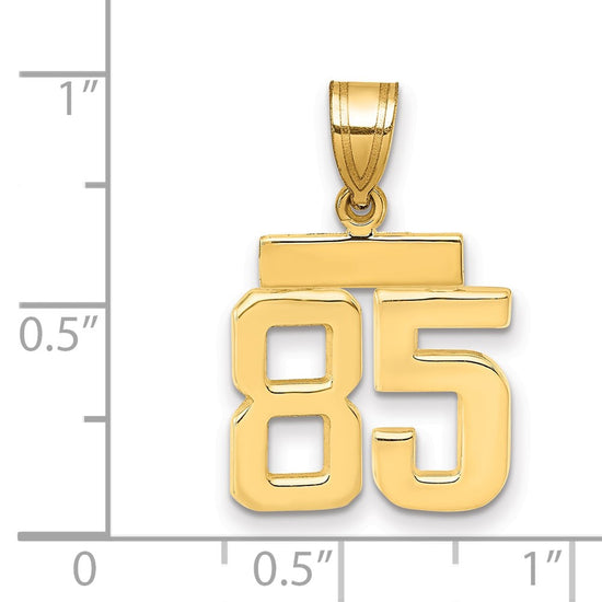 Polished Number Charms — 85