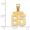 Polished Number Charms — 85