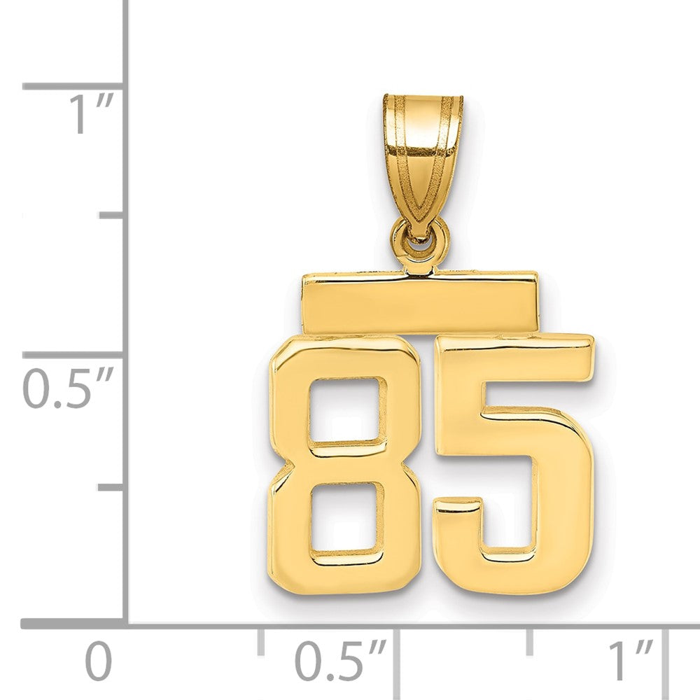 Polished Number Charms — 85