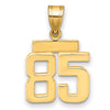 Polished Number Charms — 85