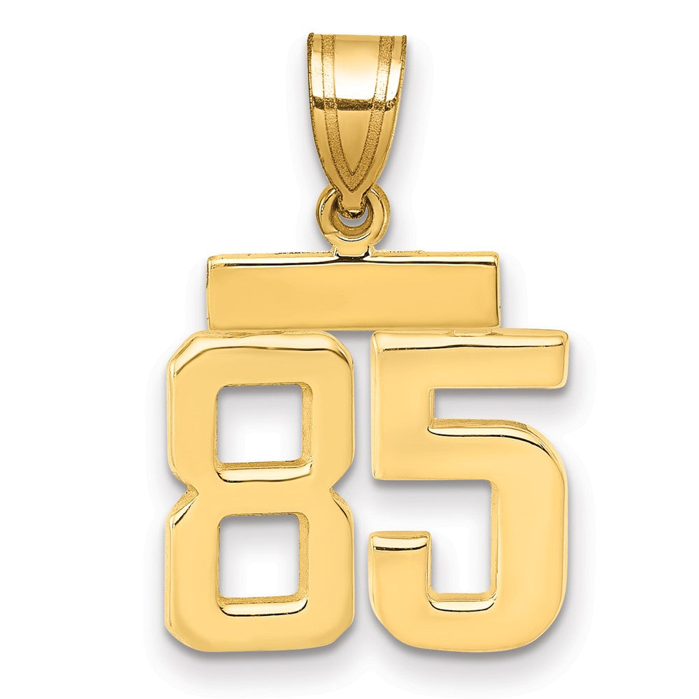 Polished Number Charms — 85