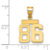 Polished Number Charms — 86