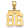 Polished Number Charms — 86