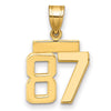Polished Number Charms — 87