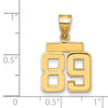 Polished Number Charms — 89