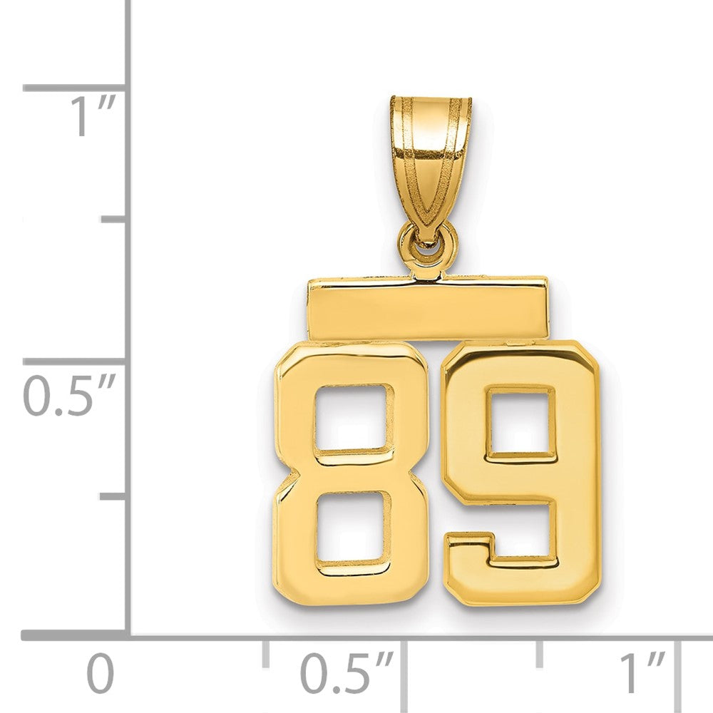 Polished Number Charms — 89