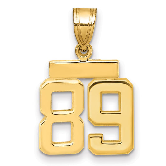 Polished Number Charms — 89