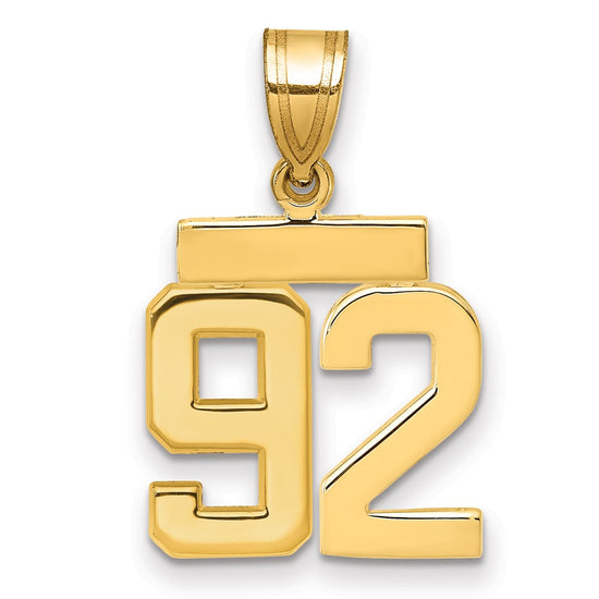 Polished Number Charms — 92