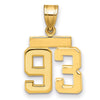 Polished Number Charms — 93