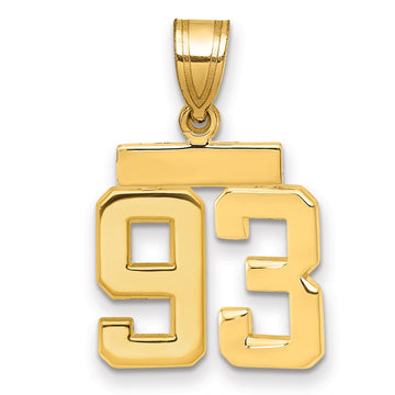 Polished Number Charms — 93