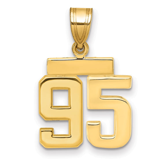 Polished Number Charms — 95
