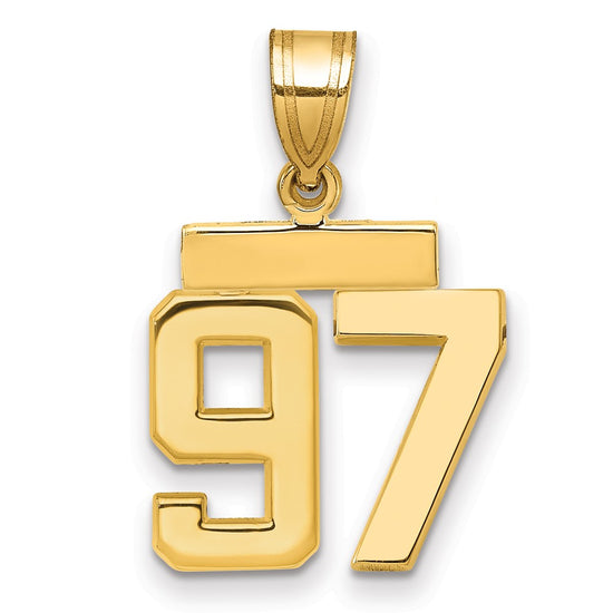 Polished Number Charms — 97