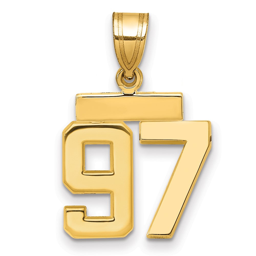 Polished Number Charms — 97