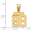 Polished Number Charms — 98