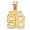 Polished Number Charms — 98