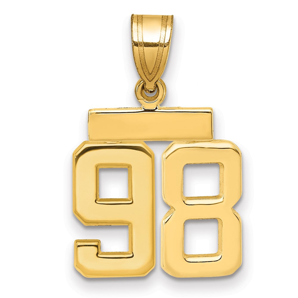 Polished Number Charms — 98