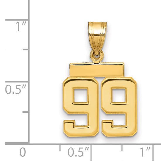 Polished Number Charms — 99