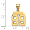 Polished Number Charms — 99