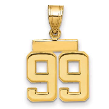 Polished Number Charms — 99