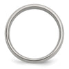 Chisel Stainless Steel with 14k Gold Inlay Brushed 8mm Band