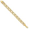 Gold Triple Link Charm Bracelets