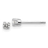 14k I2 Diamond Stud Push-on Post Earrings