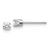14k I2 Diamond Stud Push-on Post Earrings