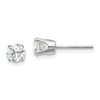 14k I2 Diamond Stud Push-on Post Earrings
