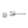 14k I2 Diamond Stud Push-on Post Earrings