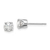 14k I2 Diamond Stud Push-on Post Earrings