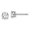 14k I1 Diamond Stud Push-on Post Earrings