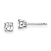 14k I1 Diamond Stud Push-on Post Earrings