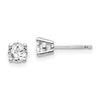 14k I1 Diamond Stud Push-on Post Earrings
