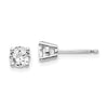 14k I1 Diamond Stud Push-on Post Earrings