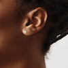 14k SI3 Diamond Stud Thread on/off Post Earrings