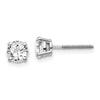 14k SI3 Diamond Stud Thread on/off Post Earrings
