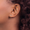 14k VS2/SI1 Diamond Stud Thread on/off Post Earrings